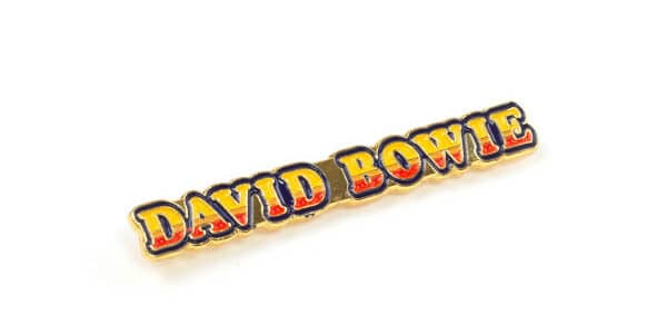 David Bowie Ziggy Stardust Logo Pin