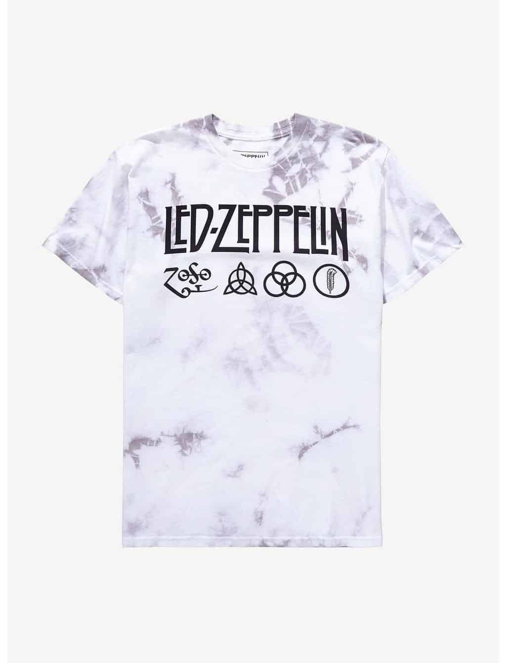 Led Zeppelin Zoso Logo Tie-Dye T-Shirt