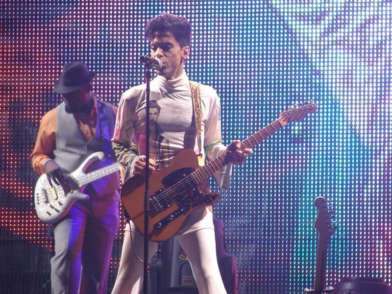 Prince at the concert