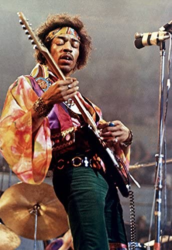 Jimi Hendrix Poster, Live in Concert