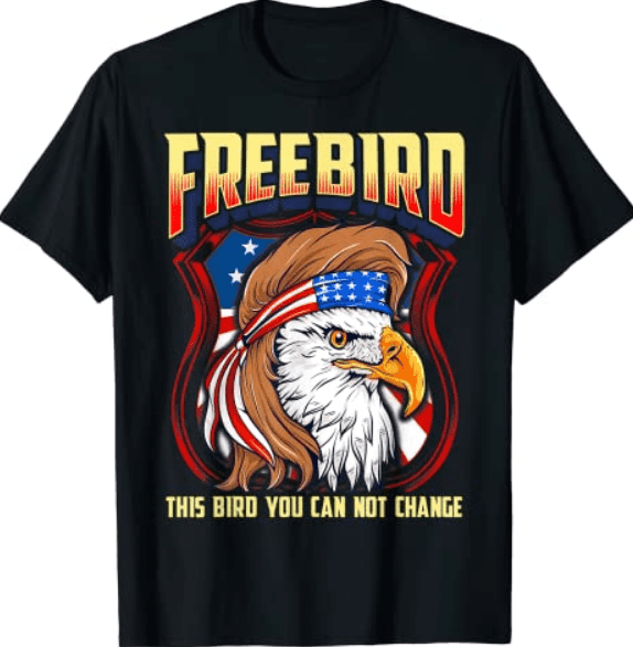 LyricLife – FREE BIRD (USA Eagle) T-Shirt