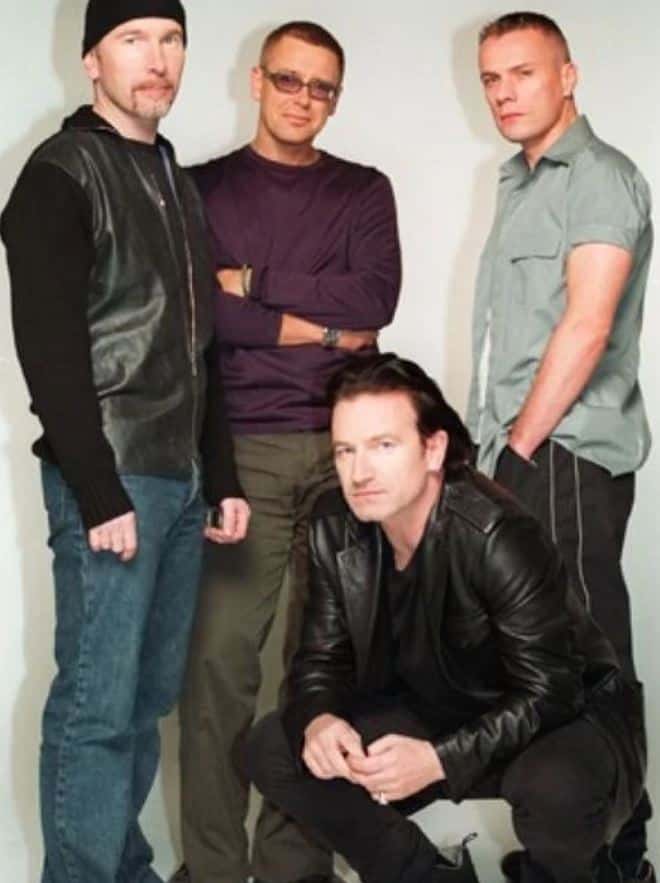 U2 Band Group Photo