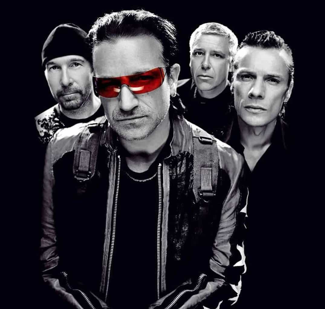 U2 Band Group Photo