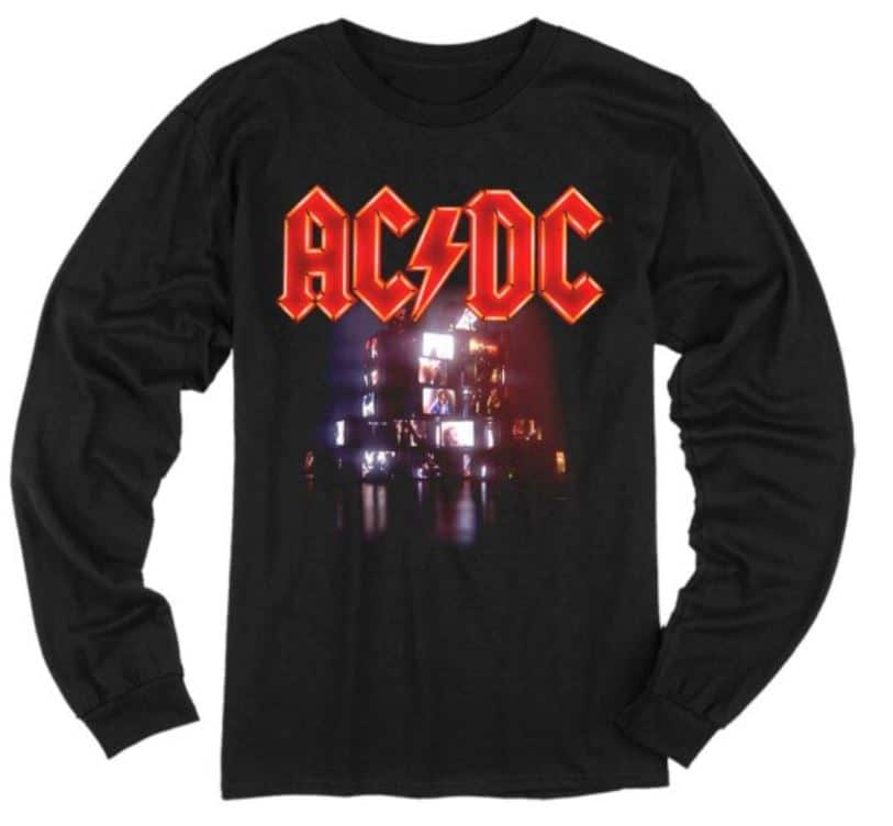 AC/DC Mists Of Time TV Stacked Longsleeve Shirt