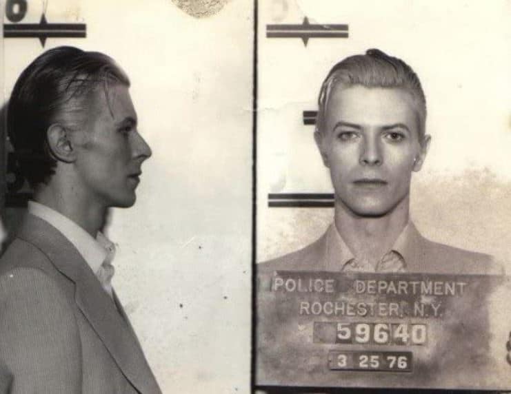 ConversationPrints David Bowie Mugshot Poster