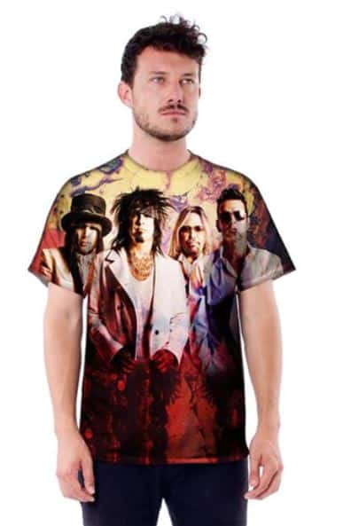 Motley Crue Final Tour Dye Sublimation Tee