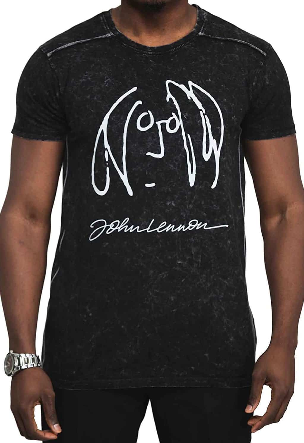 John Lennon Men’s Self Portrait Snow Wash Tee