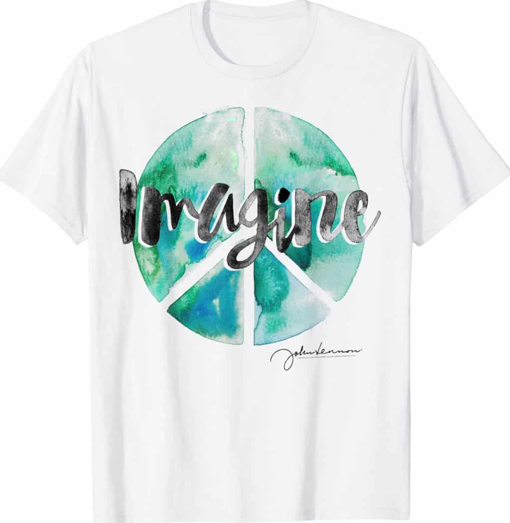 Imagine Peace Sign T-Shirt