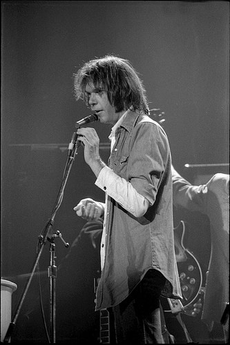 neil young in 1976