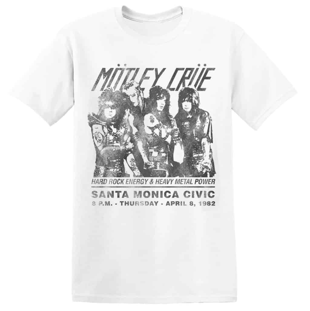 Motley Crue Santa Monica Civic Shirt