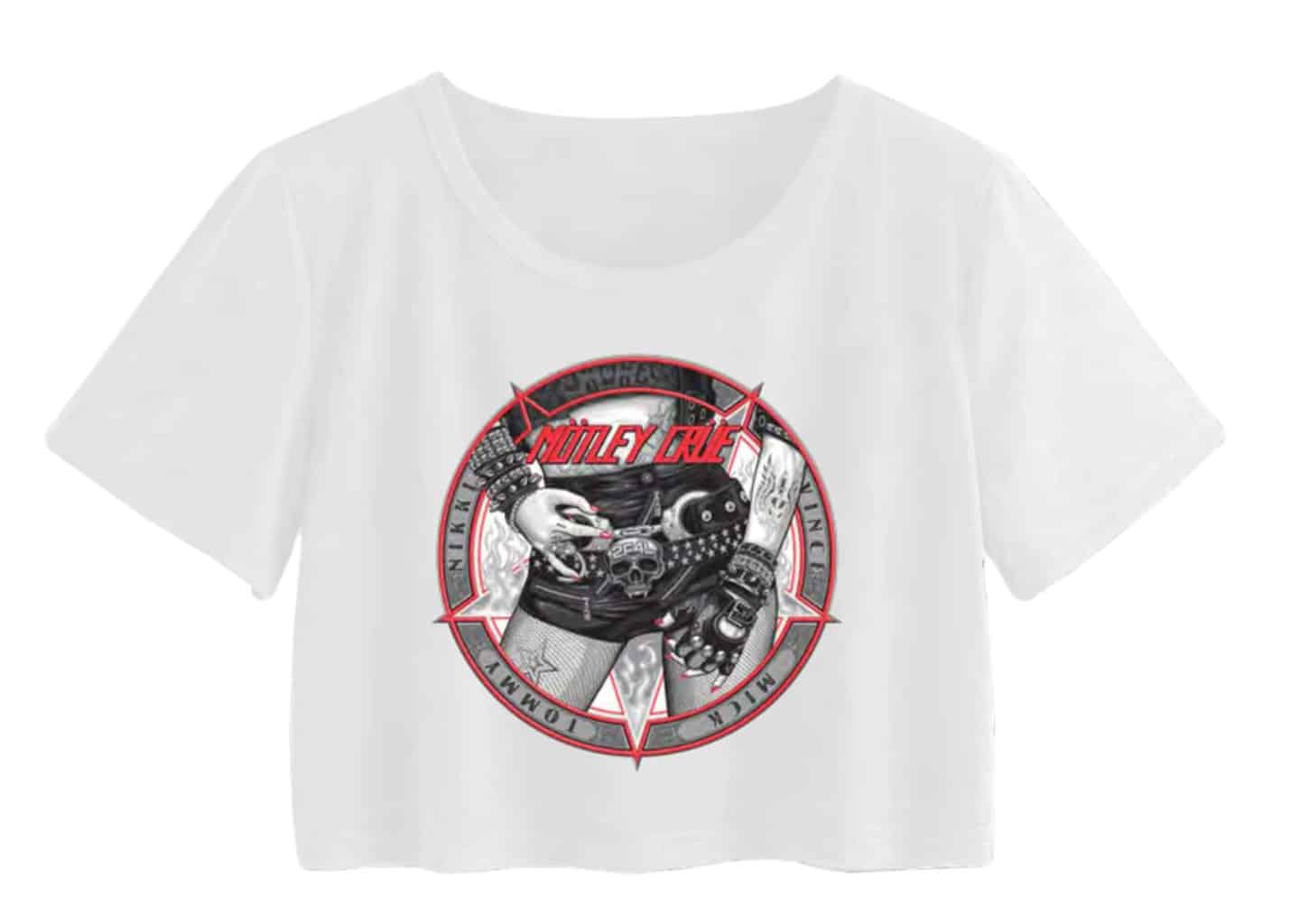 Too Fast For Love 40th Anniversary Crop Tee