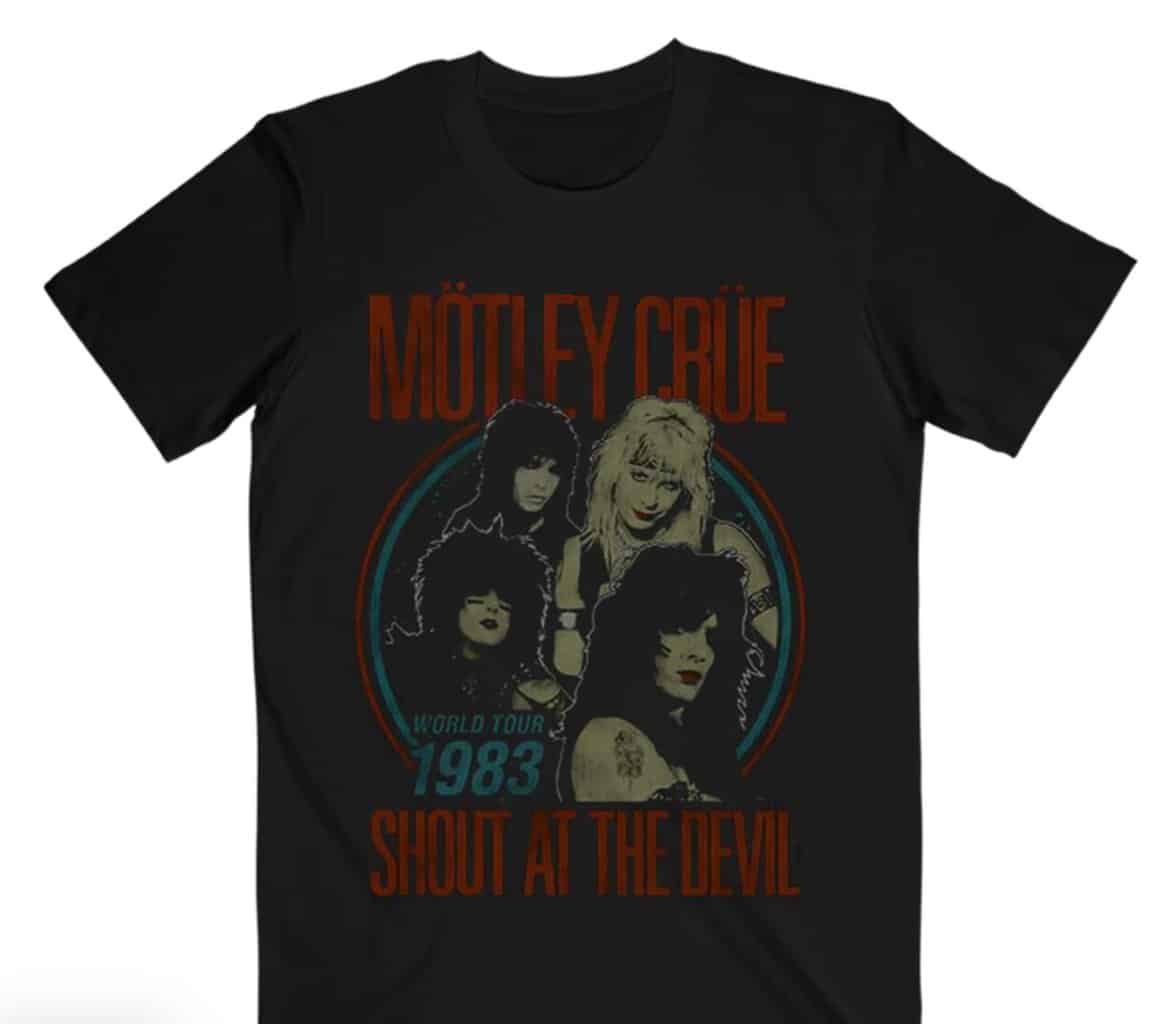 Motley Crue Vintage 83 Shout Photo Tee