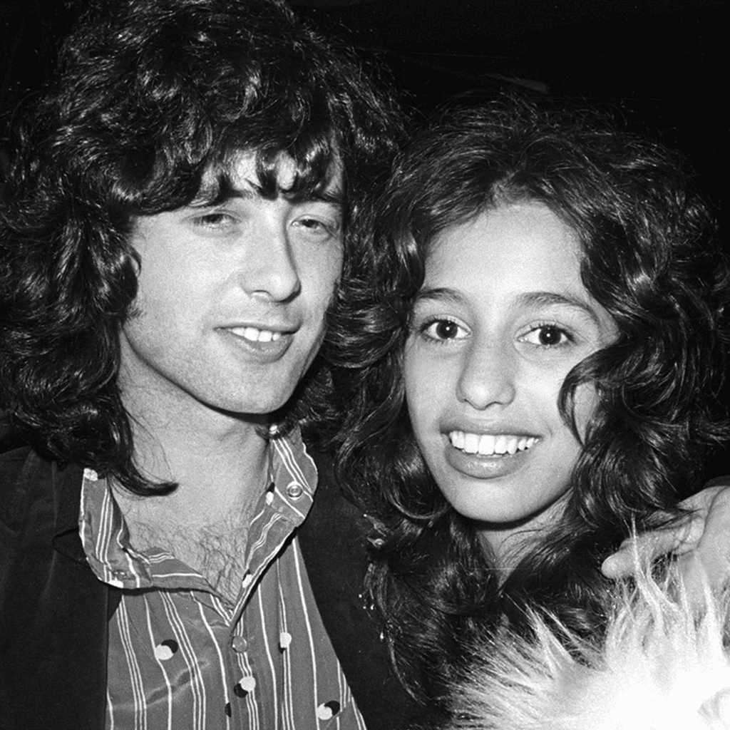 Lori Mattix and Jimmy Page