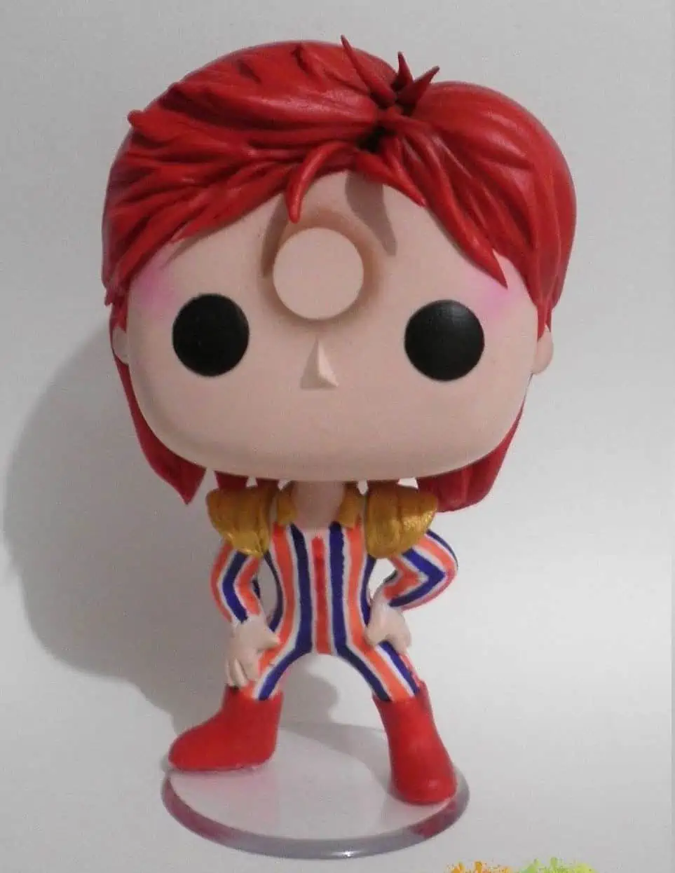 David Bowie Ziggy Stardust Funko Pop wearing Striped Jacket