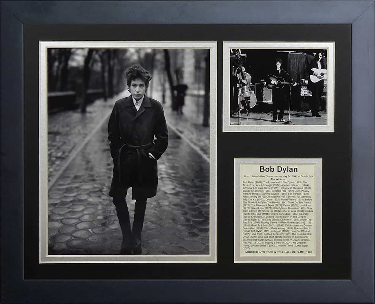 bob dylan framed photo collage