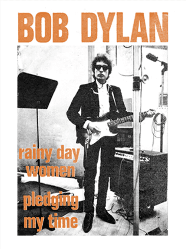 bob dylan rainy day litho poster