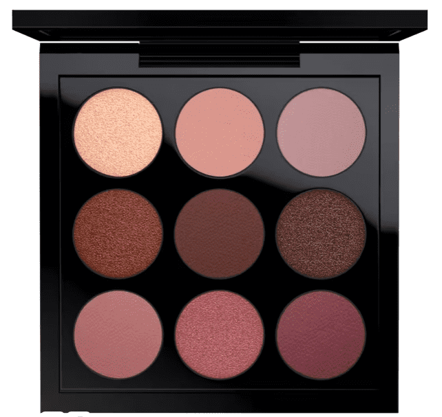 mac eyeshadow x9 palette burgundy